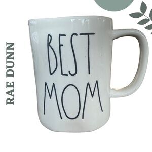 Rae Dunn BEST MOM Mug Artisan Collection White Ceramic Gift